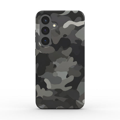 Camouflage Grey stoßfeste Handyhülle – Rückseite