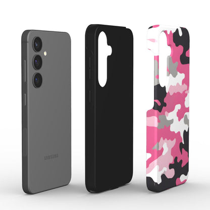 Camouflage Pink Tough Case – Stoßfeste Handyhülle mit Dual-Layer-Schutz