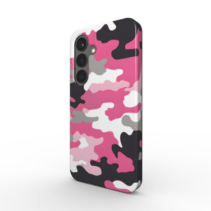 Camouflage Pink Stoßfeste Handyhülle Tough Case – Seitenansicht