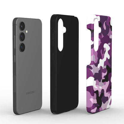 Explosionsansicht: harte PC-Außenschale & schwarzer TPU-Liner der Hülle