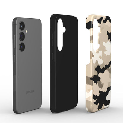 Camouflage Sandstorm Tough Case – Stoßfeste Handyhülle mit Dual-Layer-Schutz