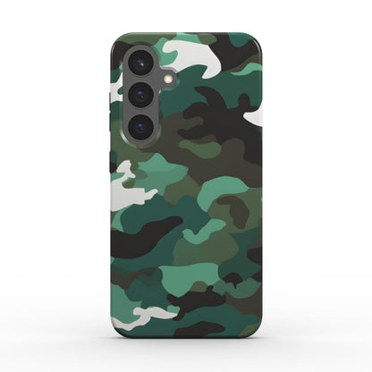 Camouflage Woodland Green Stoßfeste Handyhülle Rückseite