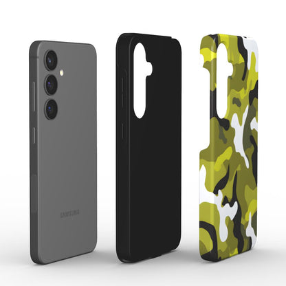 Camouflage Yellow Green Tough Case mit Dual-Layer Aufbau