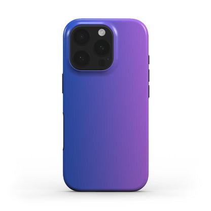 MagSafe Handyhuelle Kobaltblau Magenta Gradient Rueckseite