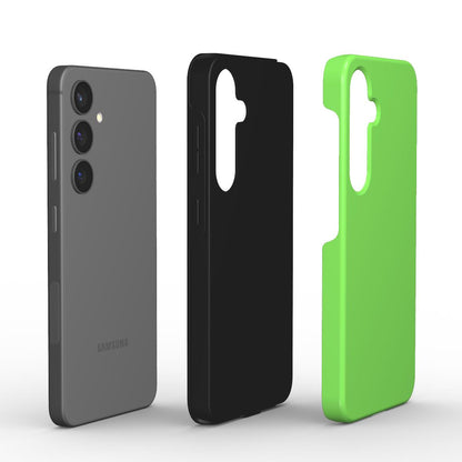 Grasgrüne stoßfeste Handyhülle mit Dual-Layer-Aufbau