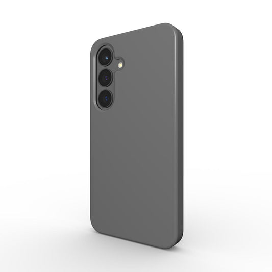 Grau stoßfeste Handyhülle Seitenansicht – robuster Smartphone-Schutz