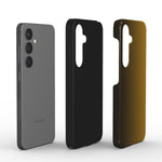 Stoßfeste Handyhülle – Schwarz-Gelb Farbverlauf