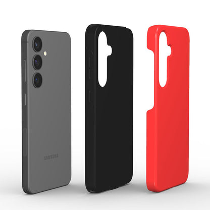 Knallrot stoßfeste Handyhülle mit PC+TPU Dual-Layer Bauweise für maximalen Schutz