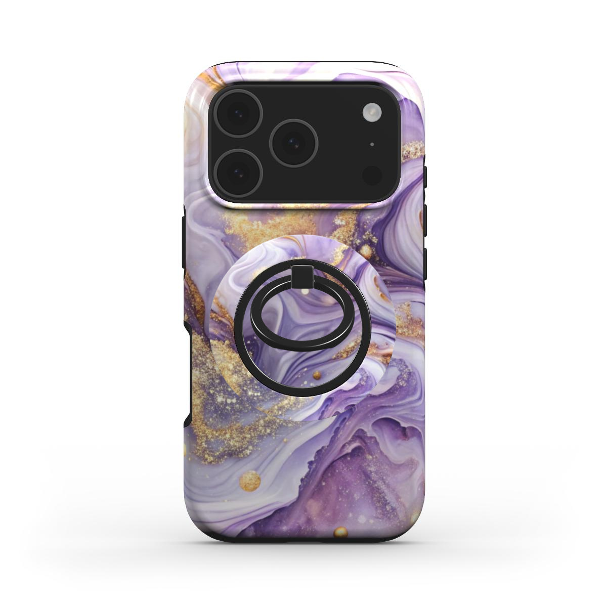 Magnetischer Ringhalter Lavender Aura mit passendem Design