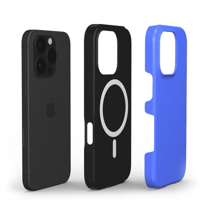 MagSafe Handyhuelle Koenigsblau – Innenansicht mit Magnetring und Dual-Layer Aufbau