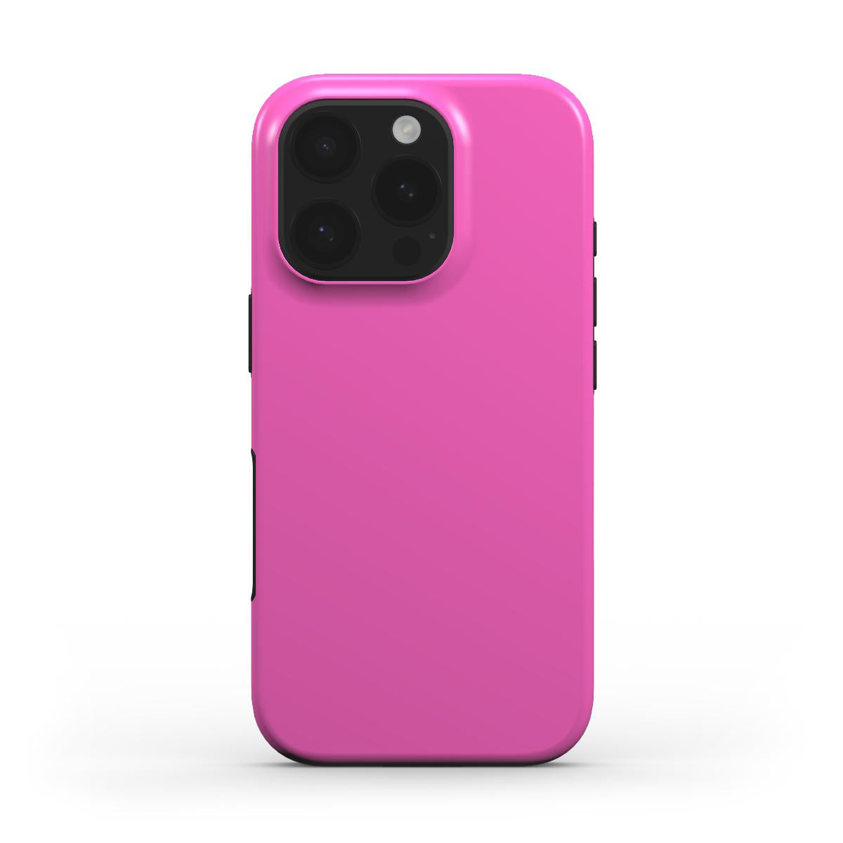 Pink MagSafe Handyhülle Rückseite mit glänzendem Finish