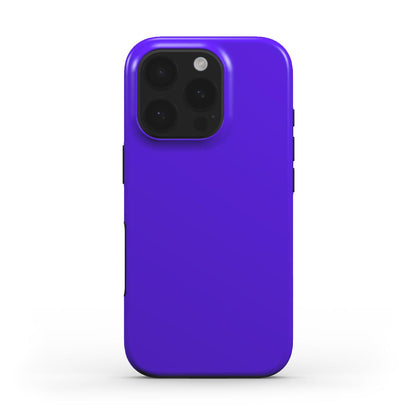 Violette MagSafe Handyhülle Rückseite mit glänzender Oberfläche