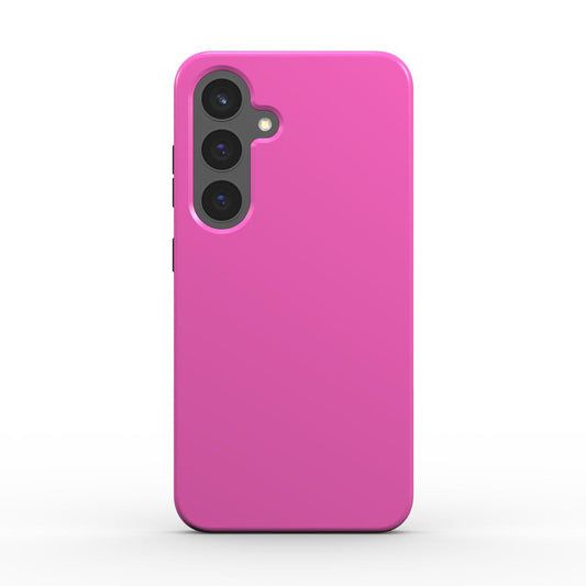Pink stoßfeste Handyhülle Rückansicht – stylischer und sicherer Smartphone-Schutz