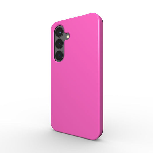 Pink stoßfeste Handyhülle Seitenansicht – robuste Schutzhülle für Smartphones