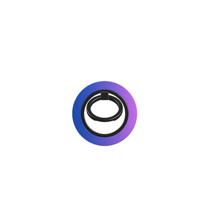 Magnetischer Ringhalter Kobaltblau Magenta – Vorderansicht
