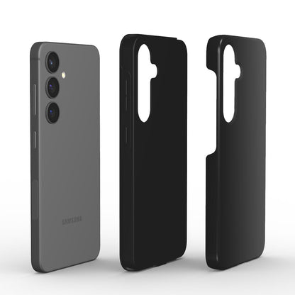  Smartphone neben stoßfester Handyhülle Schwarz Grau Farbverlauf